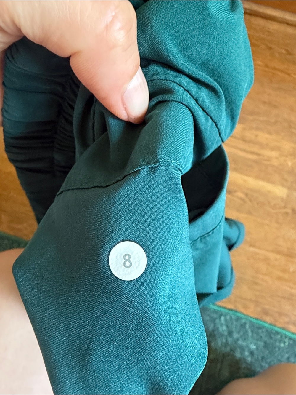lululemon athletica Teal Drawstring Women's Shorts - Picture 2 of 5